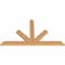 Ekena Millwork Saratoga Timber Gable Bracket, Western Red Cedar, 48"W x 28"H x 1 1/2"D x 3 1/2"F, 14/12 Pitch GBW048X28X0204SAR00SWR - alternate 3